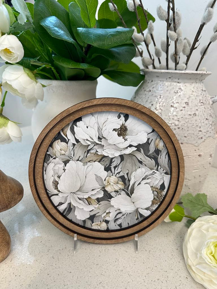 8" Round Art - Fresh Floral