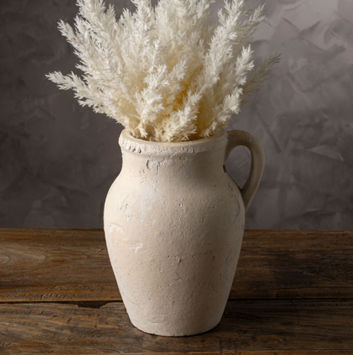 Rhodes Pitcher Small Vase - Cream