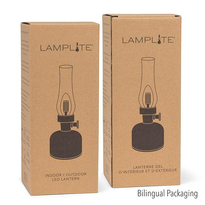 Lantern LED Lamp with Chimney - Blue