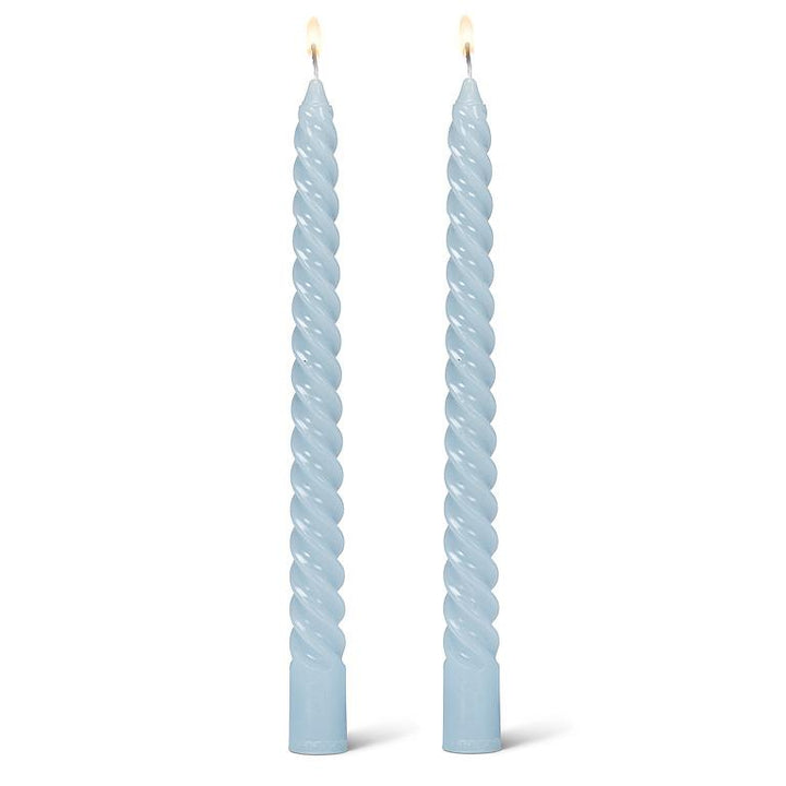 Tight Spiral Candle - Blue