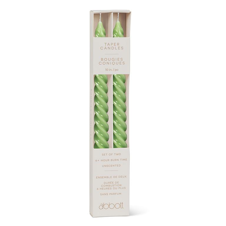 Tight Spiral Candle - Sage