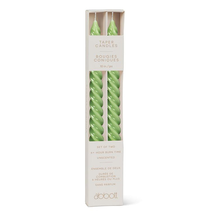 Tight Spiral Candle - Sage
