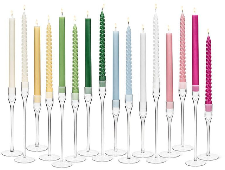 Tight Spiral Candle - Pink