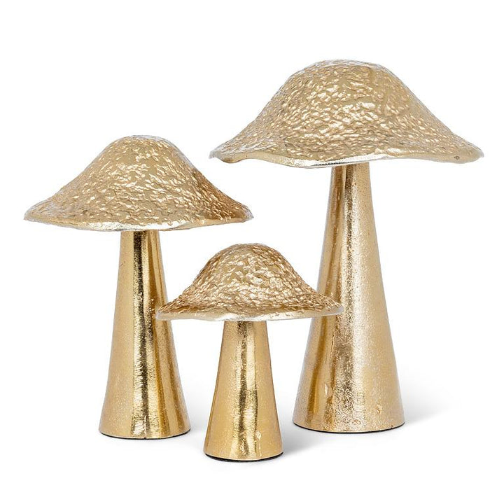 Pebbled Mushroom, Gold - Medium
