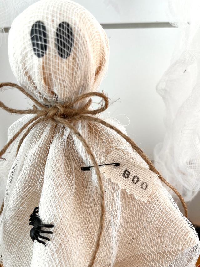 Rustic Primitive Halloween Ghost - Small