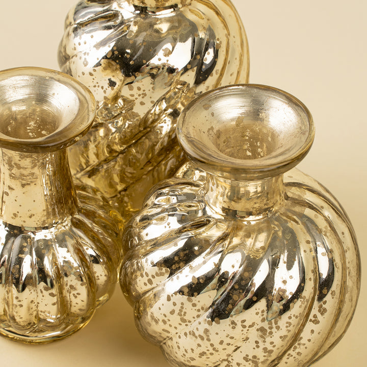 Mercury Swirl Bud Vase - Large