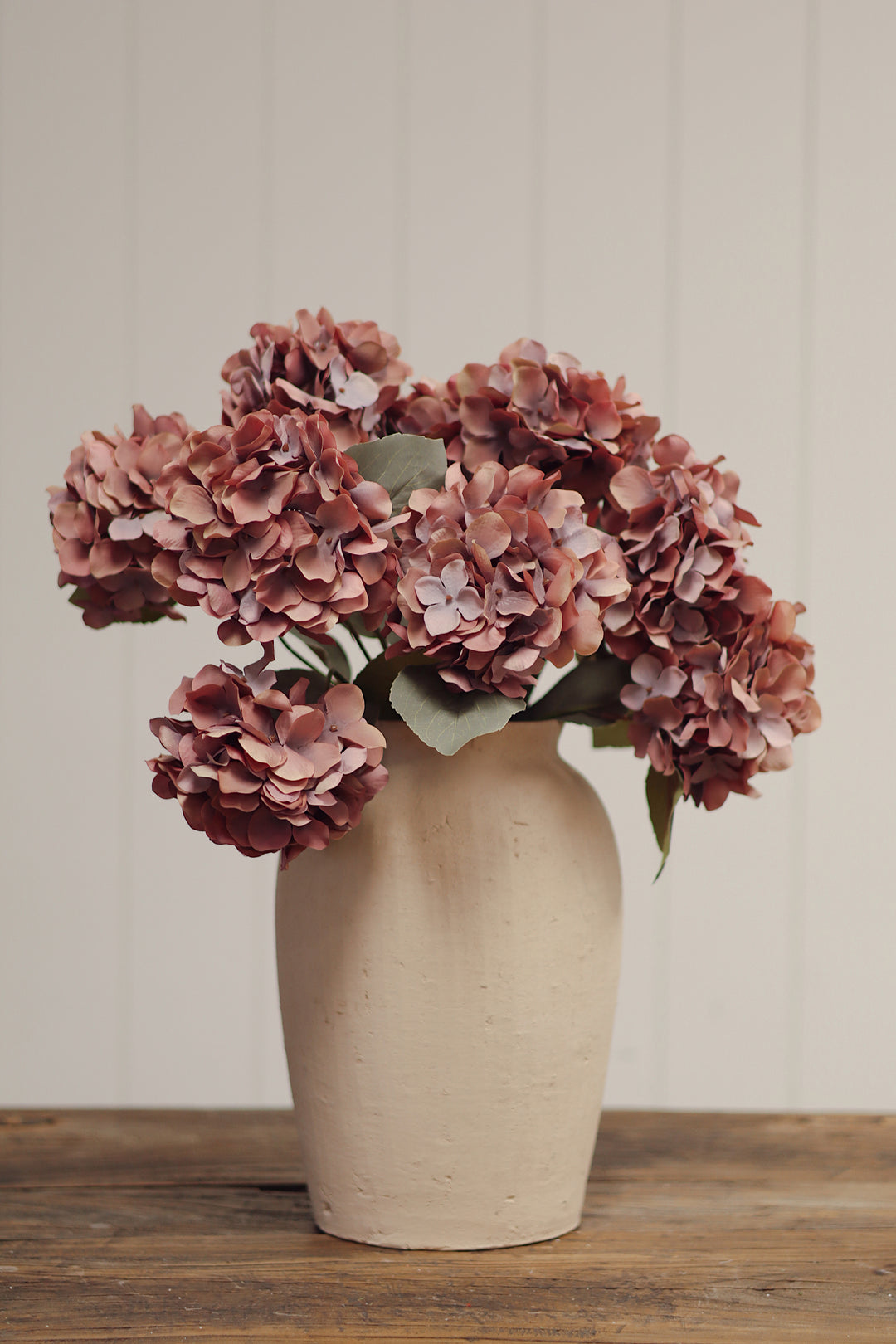 Autumn Hydrangea Spray - Dusty Pink