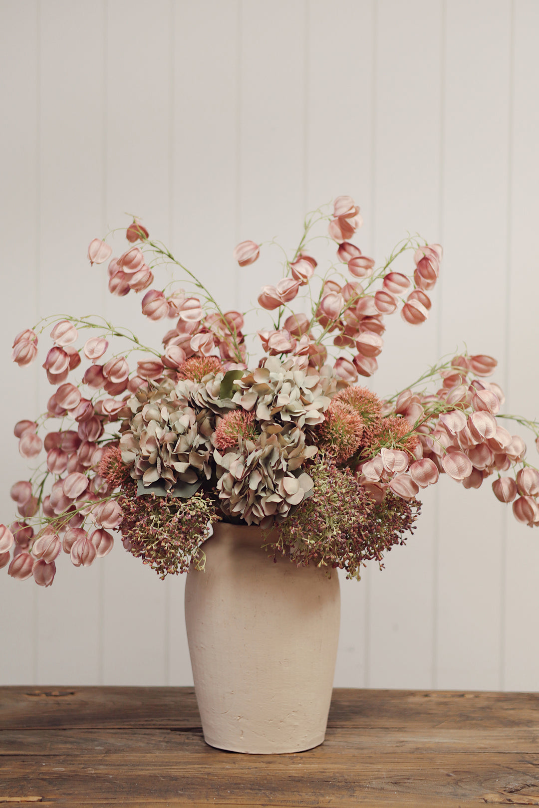 Lantern Flower Spray - Dusty Pink