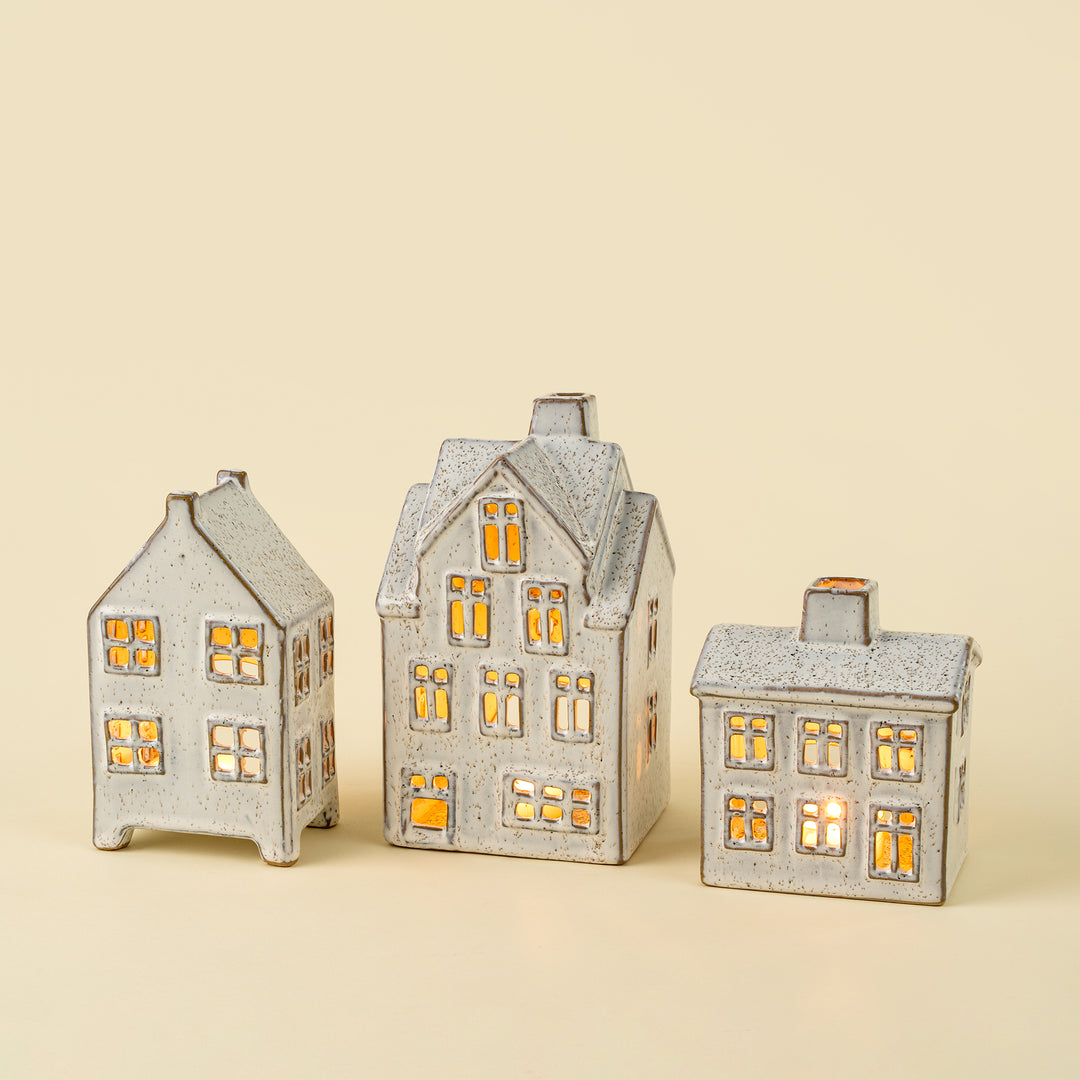 Winter Chalet Tealight House - Small
