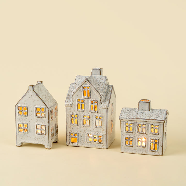 Winter Chalet Tealight House - Small
