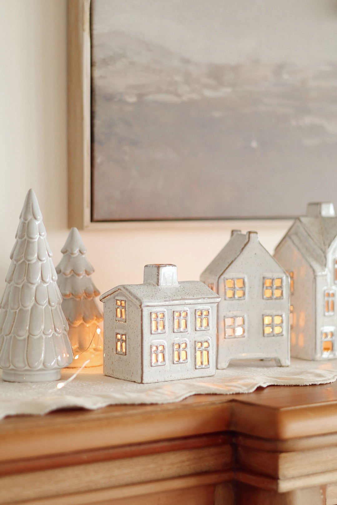Winter Chalet Tealight House - Small
