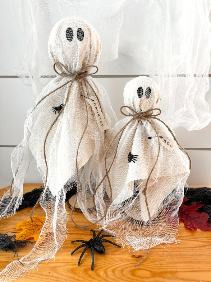 Rustic Primitive Halloween Ghost - Extra Large