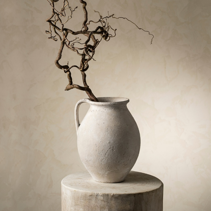 Rhodes Pitcher Vase Large - Ash