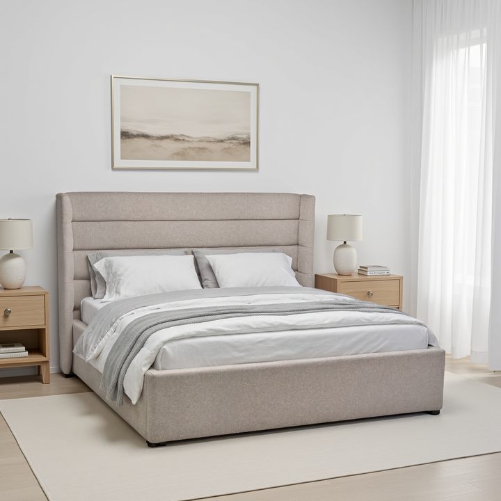 Berlin Upholstered Storage Bed - Queen Or King