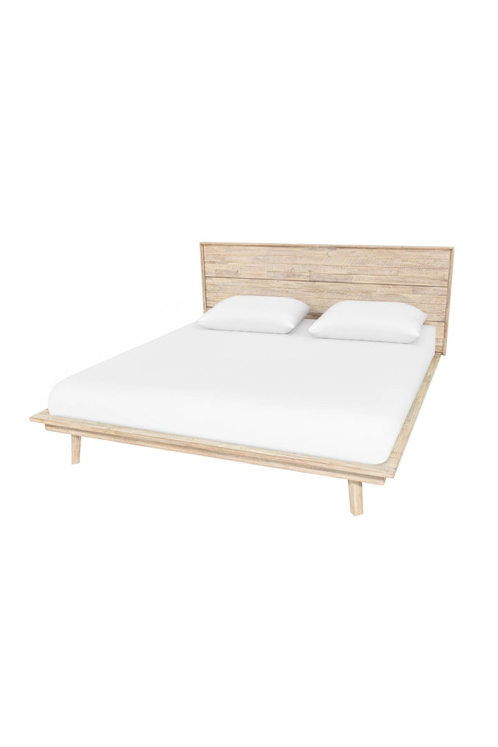 Gia Bed - Light Driftwood
