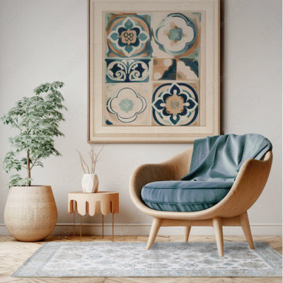 Alabaster Cilantro Washable Rug