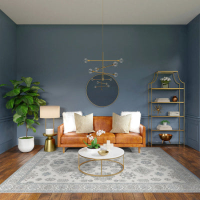 Alabaster Cilantro Washable Rug