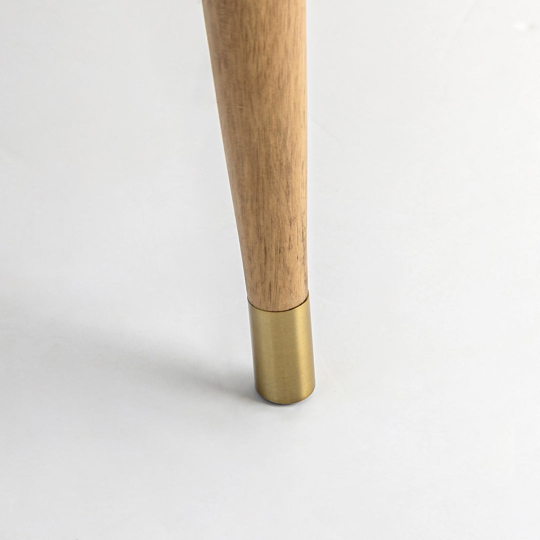 Fawcett Dining Chair - Taupe Boucle With Salted Oak Frame