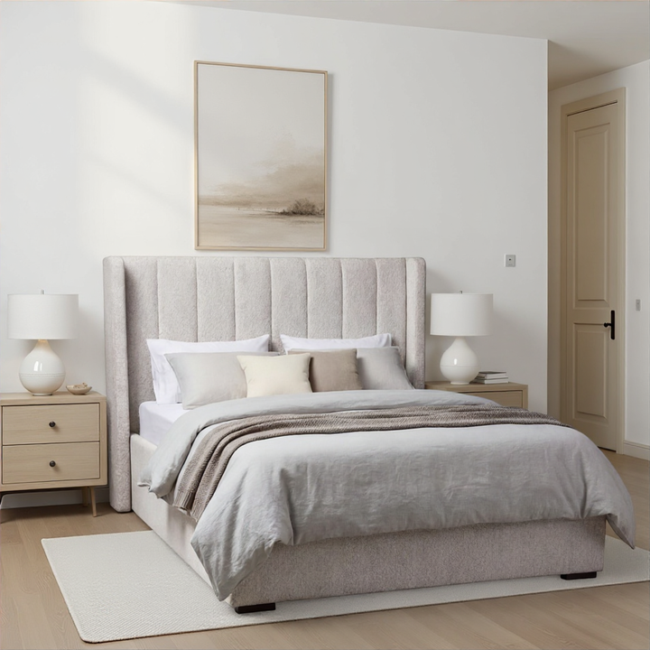 Lille Upholstered Storage Bed - Queen or King