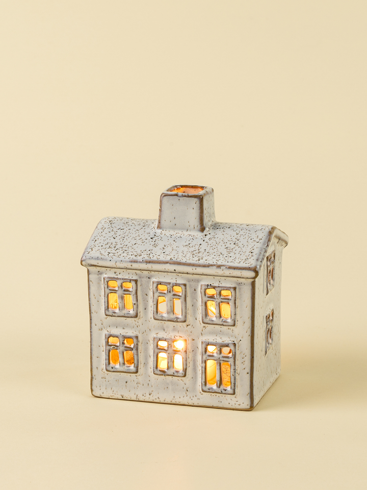 Winter Chalet Tealight House - Small