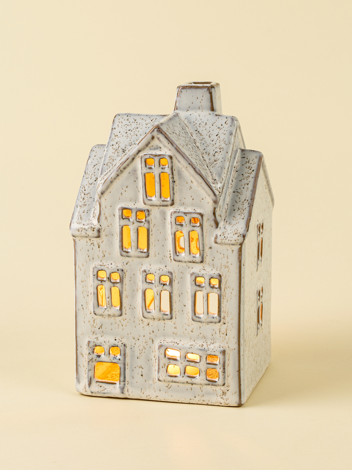Winter Chalet Tealight House - Large