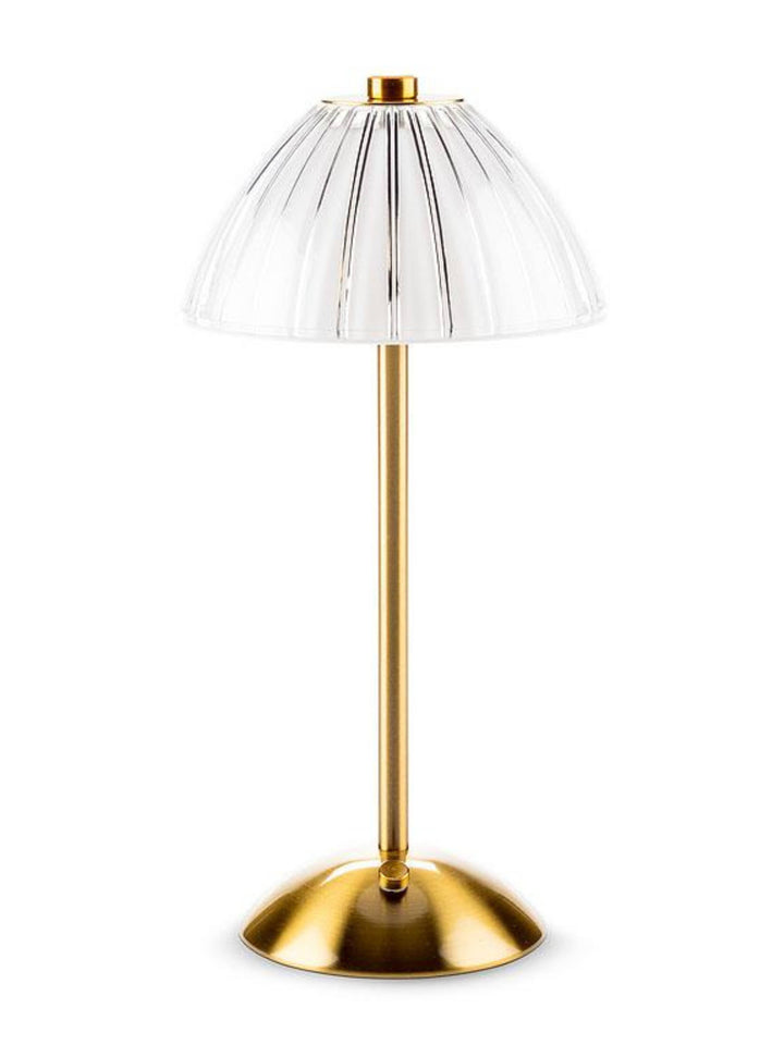 Fancy Shade LED Table Light - Gold
