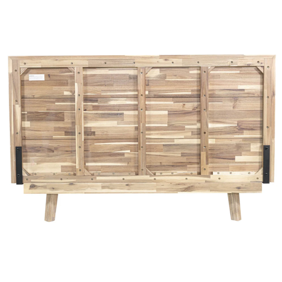 Gia Bed, Light Driftwood - Queen Or King