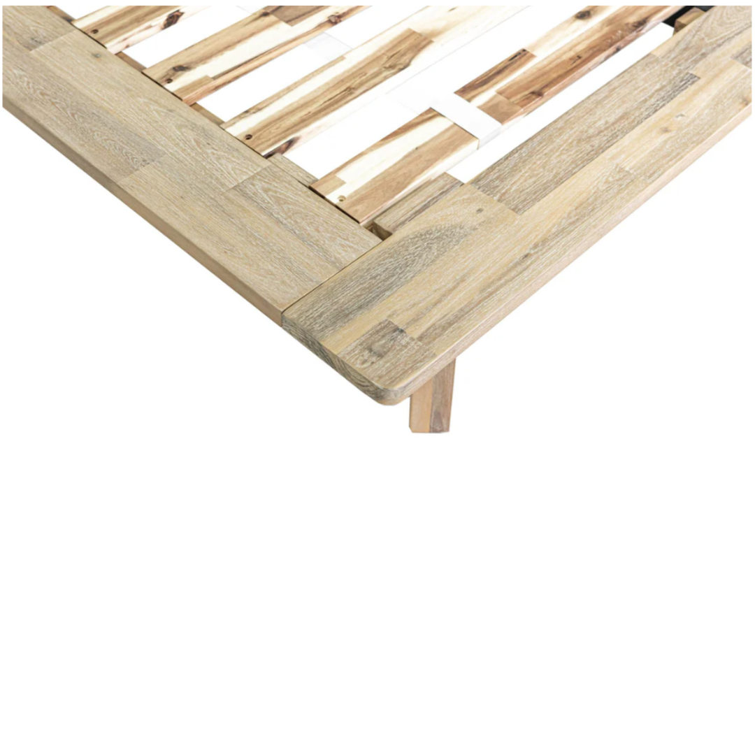 Gia Bed, Light Driftwood - Queen Or King