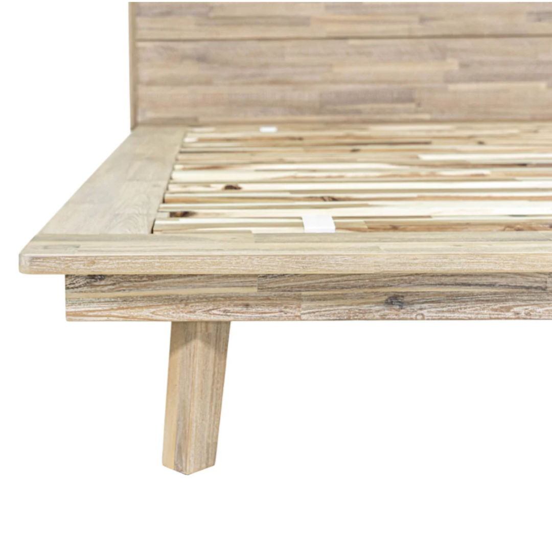 Gia Bed, Light Driftwood - Queen Or King