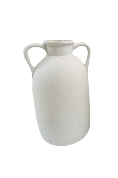 Urn with Two Handles - White