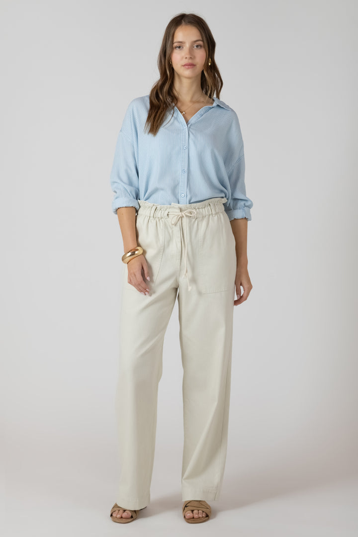 Dex Wide Leg Pant - Natural Wash