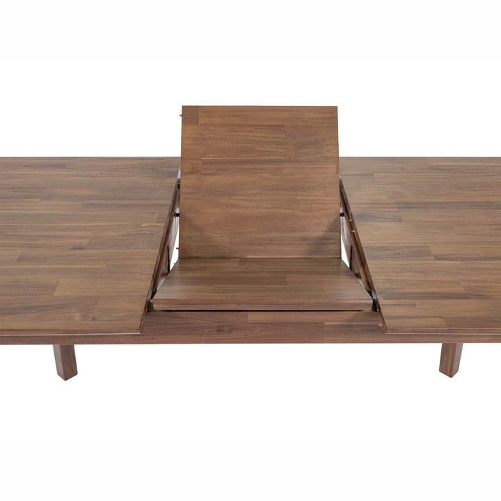 Gia Small Extension Dining Table - 55" (71"L With leaf) - Warm Pecan