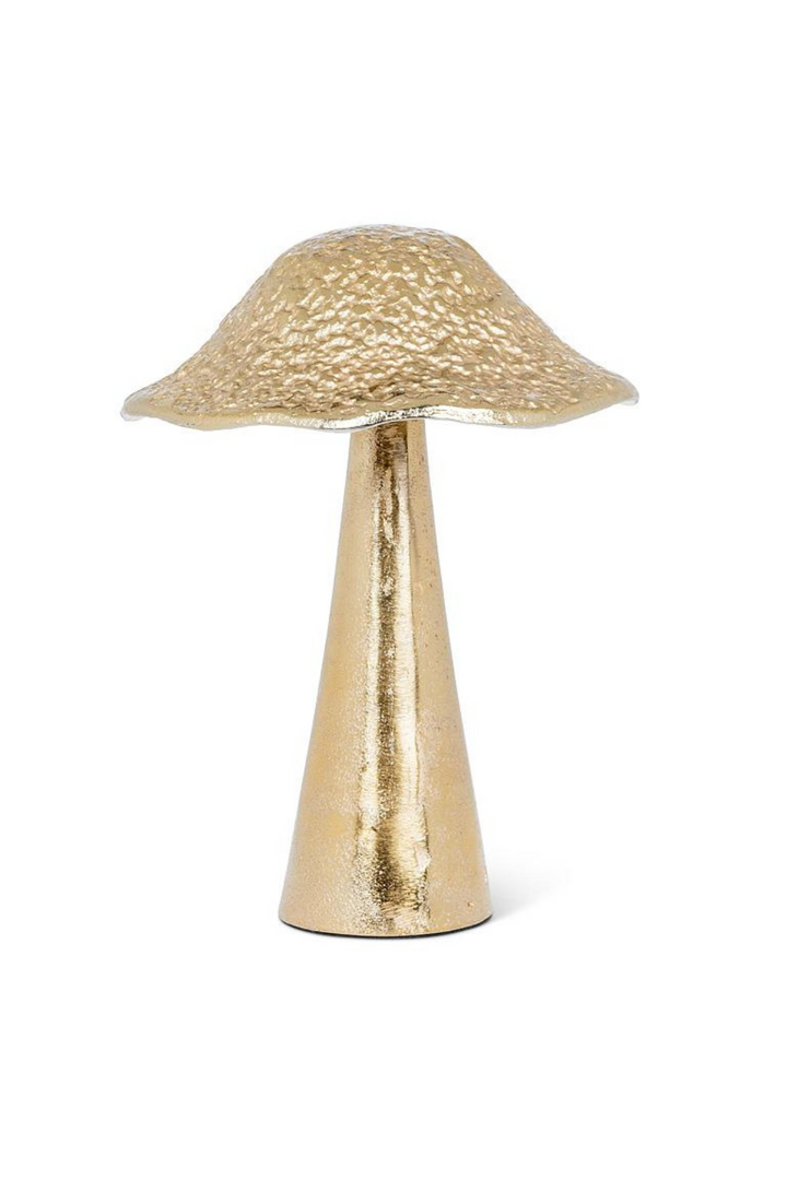 Pebbled Mushroom, Gold - Large
