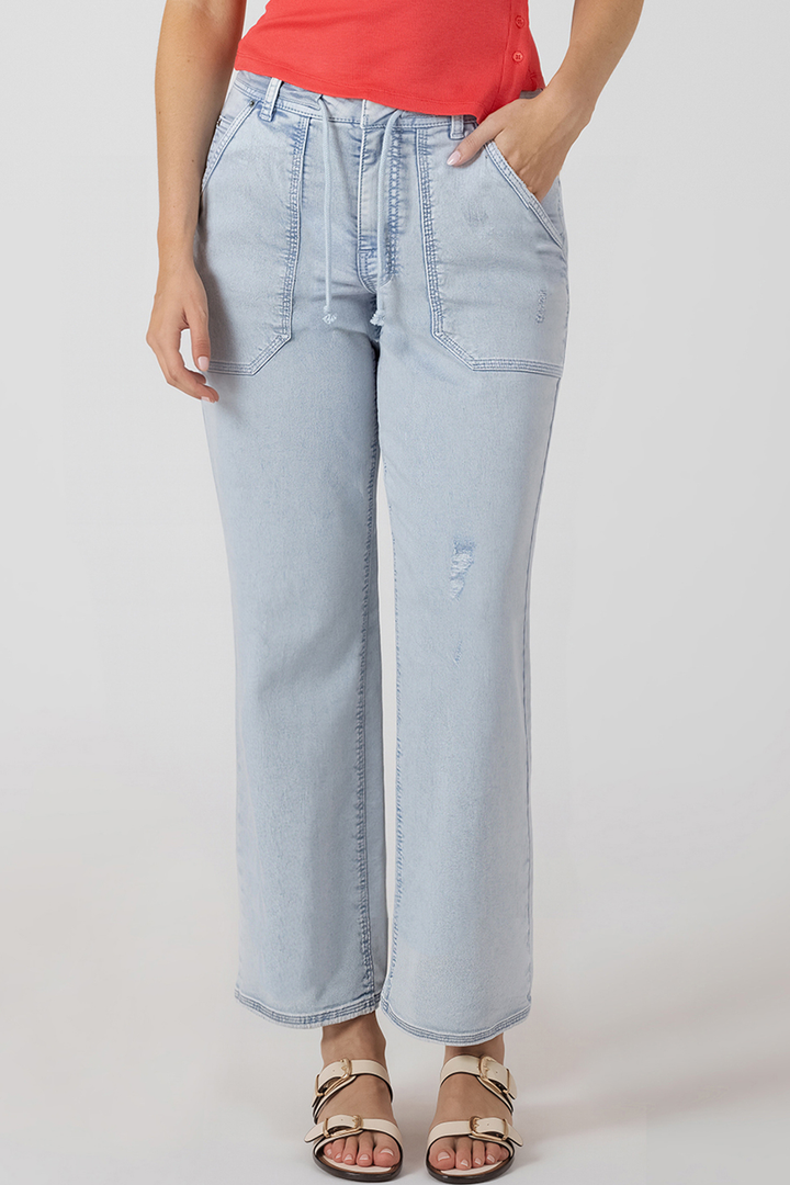 Dex Relaxed Stretch Twill Pant - Faded Blue Wash
