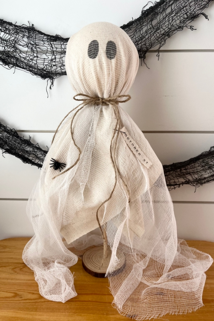 Rustic Primitive Halloween Ghost - Extra Large