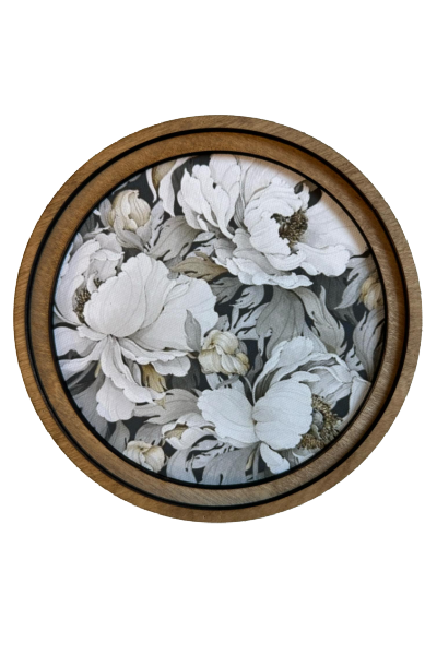 8" Round Art - Fresh Floral