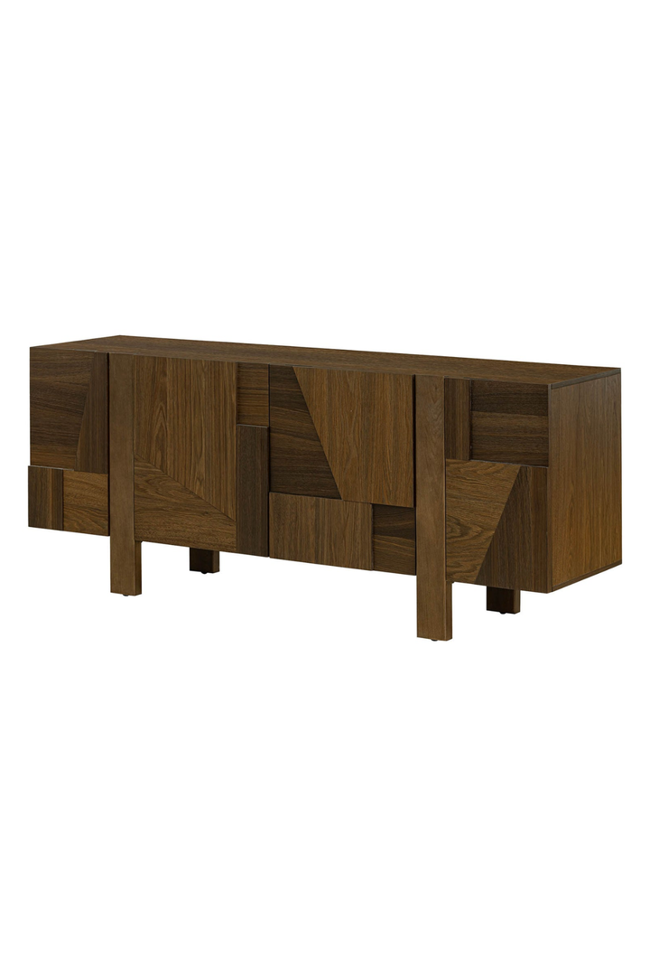 Abstract 4 Door Sideboard
