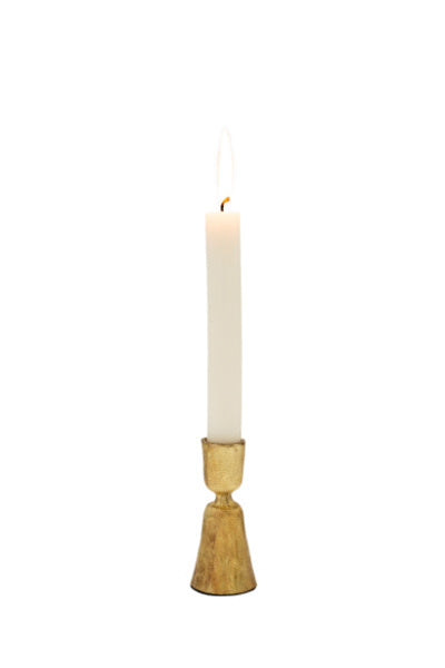 Zora Forged Candlestick - 4.5"H