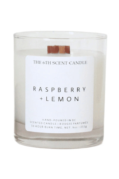 The 6th Scent Candle - Raspberry and Lemon