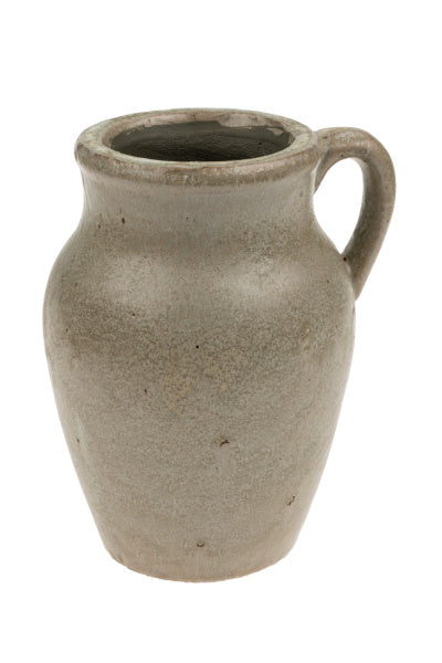 Rhodes Pitcher Vase Reactive Brown