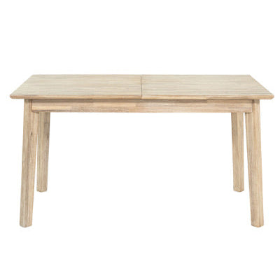Gia Small Extension Dining Table - 55"L (71"L With leaf) - Driftwood