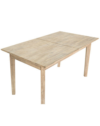 Gia Small Extension Dining Table - 55"L (71"L With leaf) - Driftwood