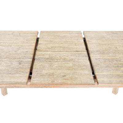 Gia Small Extension Dining Table - 55"L (71"L With leaf) - Driftwood