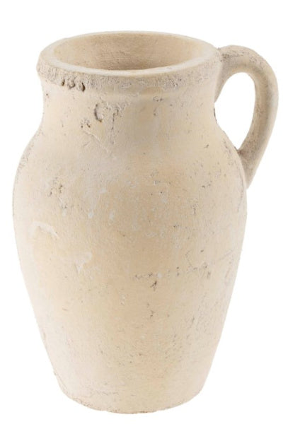 Rhodes Pitcher Small Vase - Cream