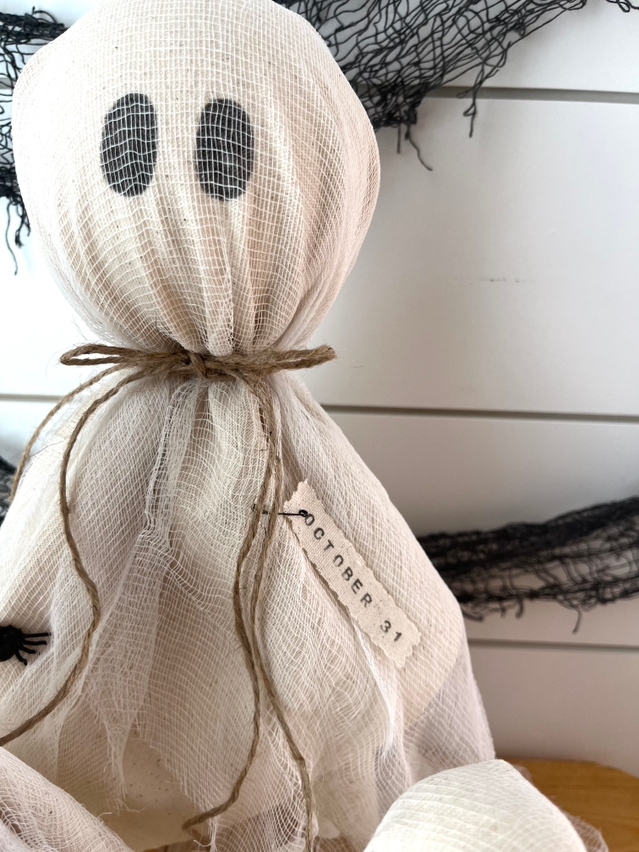 Rustic Primitive Halloween Ghost - Extra Large