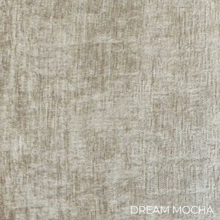 Textured fabric swatch in Dream Mocha color