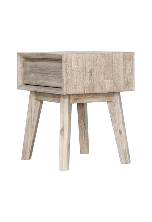 Gia 1 Drawer Nightstand - Driftwood