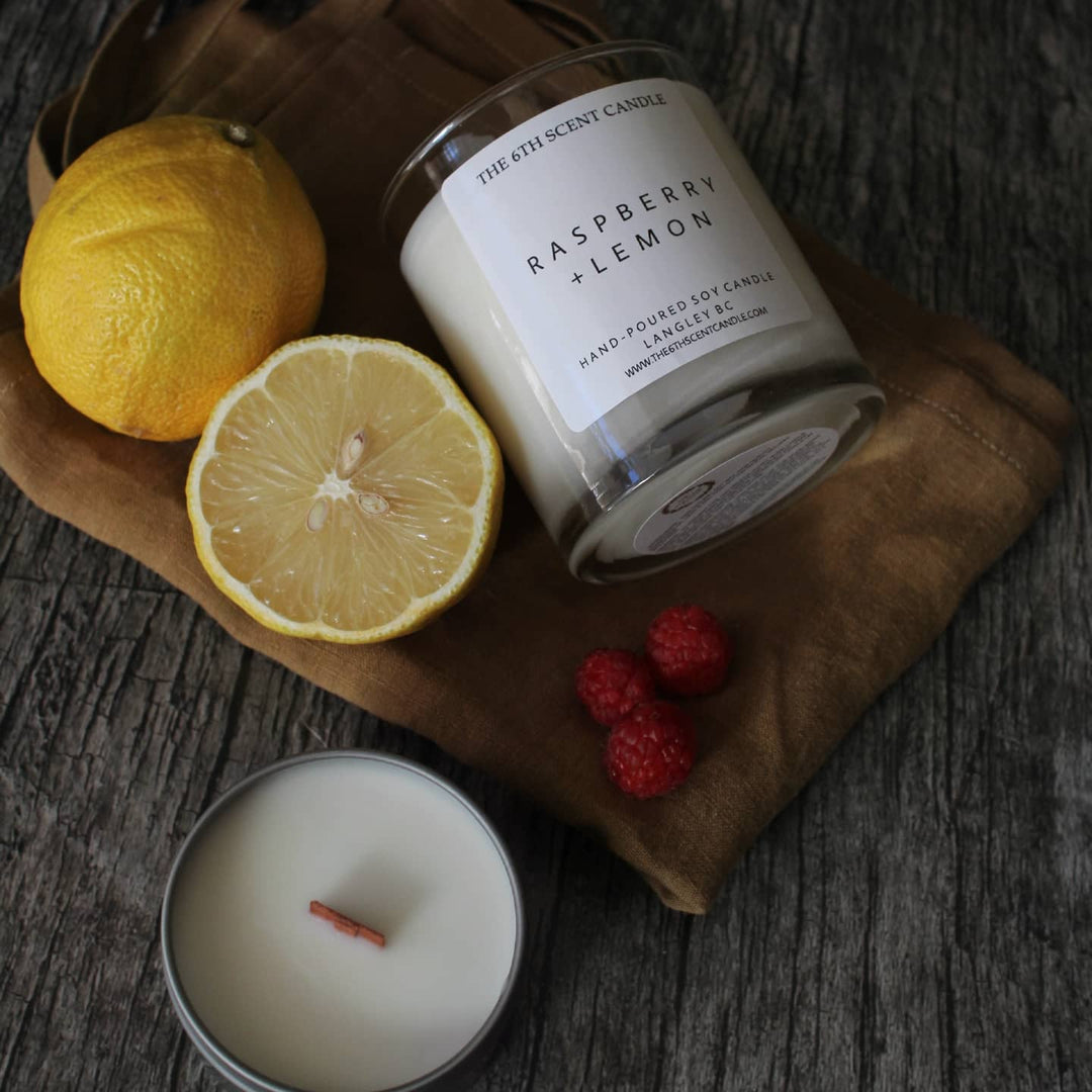 The 6th Scent Candle - Raspberry and Lemon
