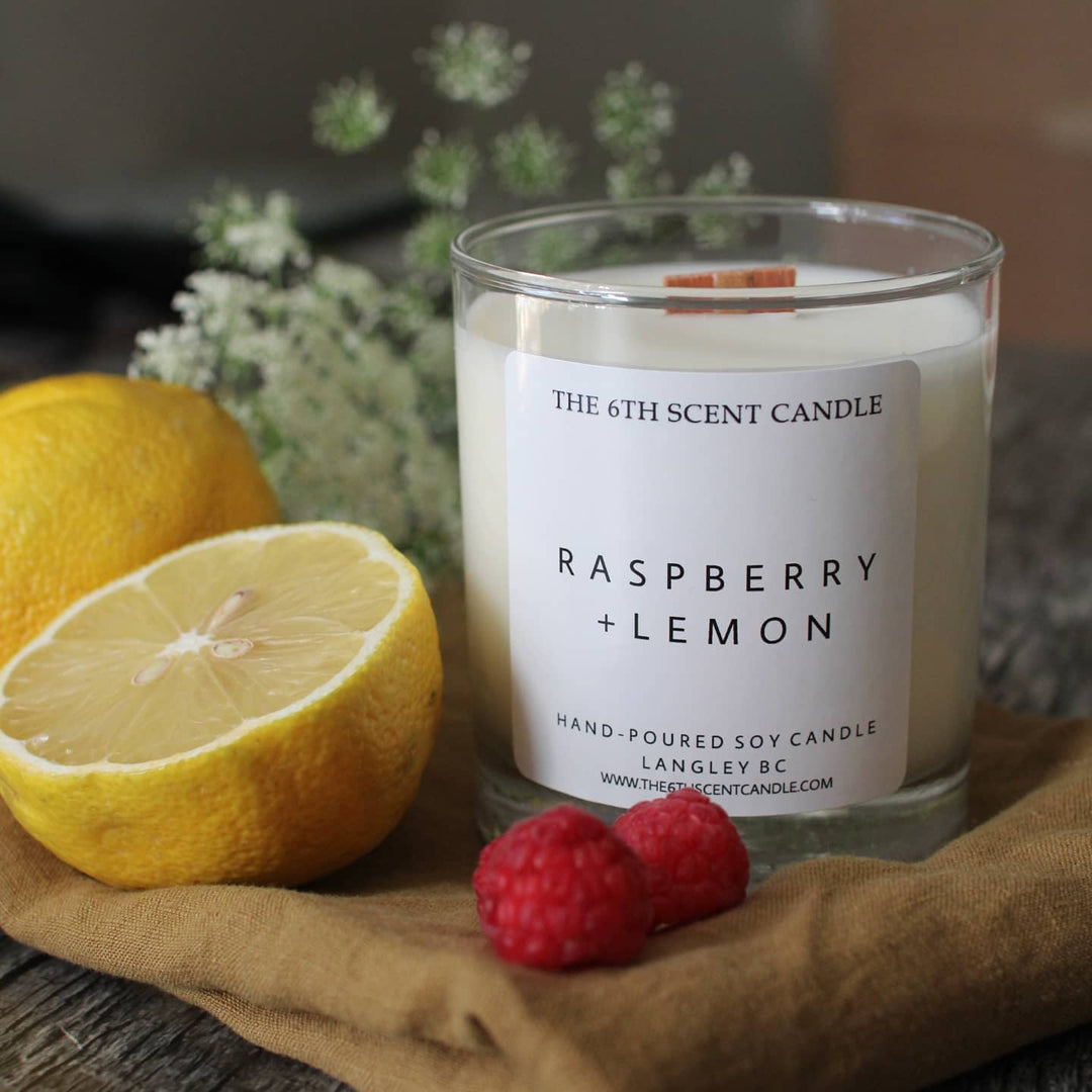 The 6th Scent Candle - Raspberry and Lemon