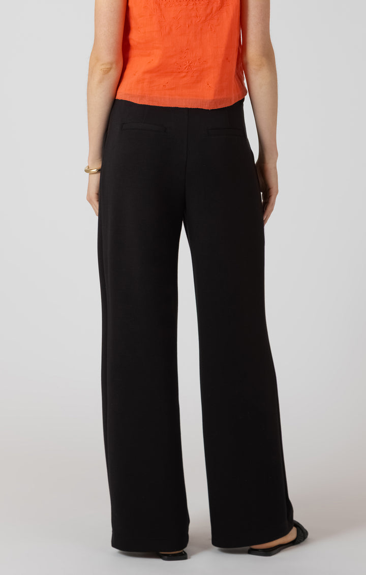 Room 34 Scuba Knit Trouser - Black